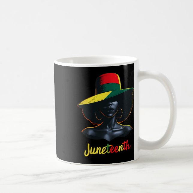 Juneteenth-tröjor kvinnor  kaffemugg (Höger)