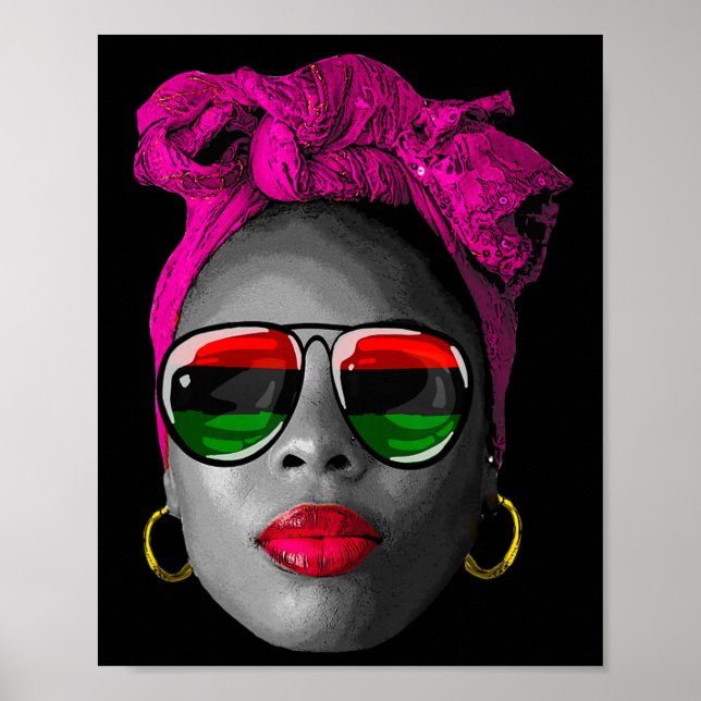 Juneteenth-tröjor Kvinnor Läkemedel Afro Docka Dro Poster (Framsidan)