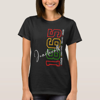 Juneteenth-tröjor Kvinnor Män Afroamerikansk Junet T Shirt