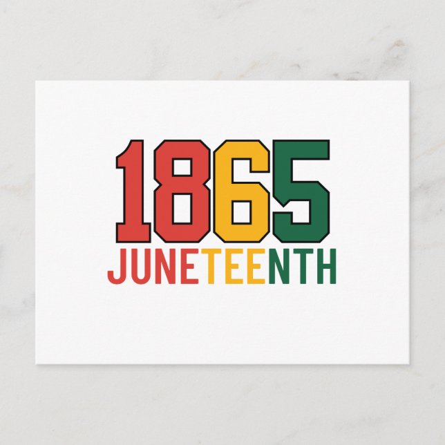 JUNETEENTH VYKORT (Framsida)