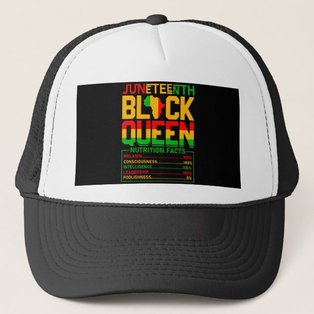 Junetelfte Black Queen Keps (Framsida)