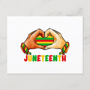 Junetelfte hjärtat vykort