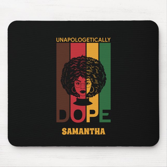 Junetelfte | Opologetiskt påve | Afro Woman Musmatta (Framsidan)