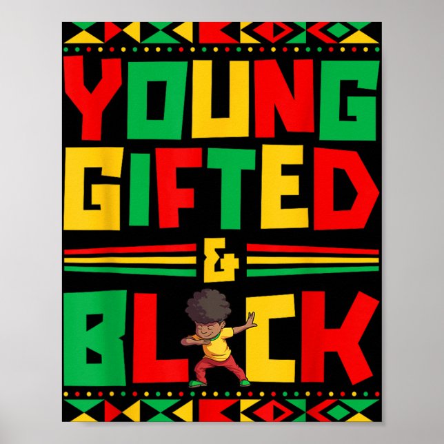 Junetelfte Young Black Boy African American Histor Poster (Framsidan)