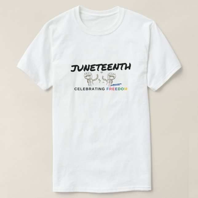 JUNETENTH - Alla åldrar, gender, storlekar och sti T Shirt (Design framsida)