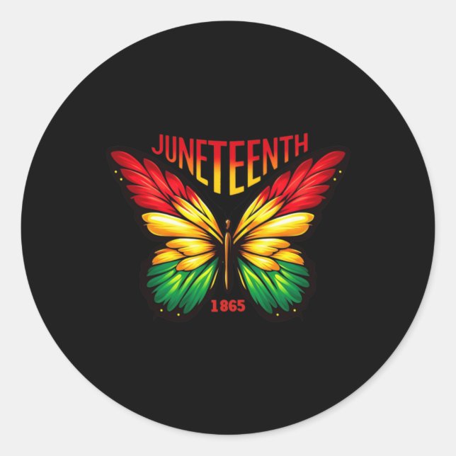 Junettionde 1 runt klistermärke (Framsida)