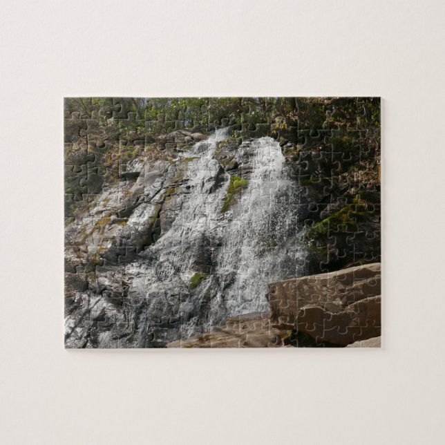 Juney Whank Falls i Smoky Mountains Pussel (Horisontell)
