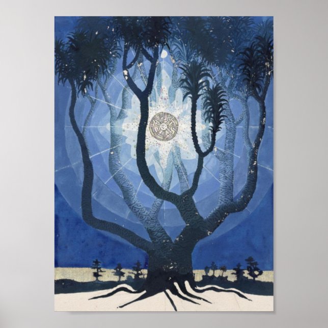 Jung Livets träd Illustration Poster (Framsidan)