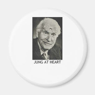 Jung på hjärta magnet