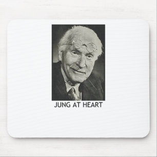 Jung på hjärta musmatta