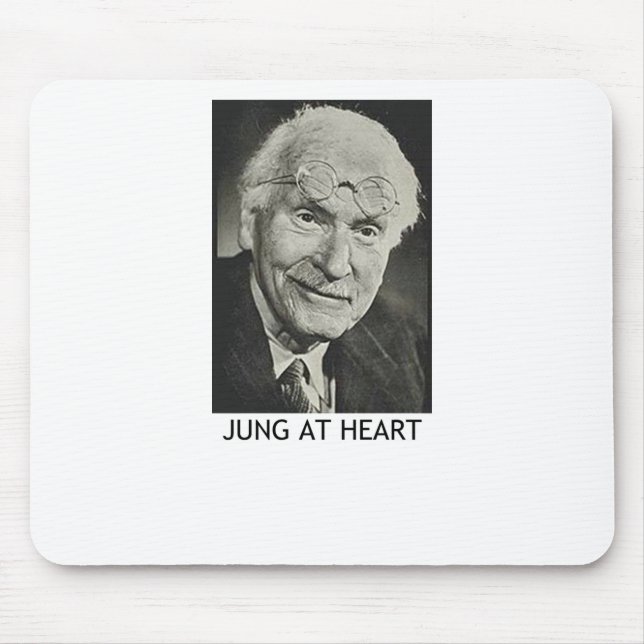 Jung på hjärta musmatta (Framsidan)