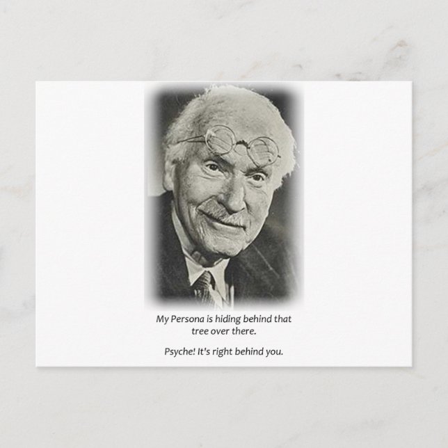 Jung Persona Tee Vykort (Framsida)