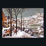 Jungarna i Snö av Bruegel den äldre Poster<br><div class="desc">Jägarna i Snö av Pieter Bruegel den äldre i Kunsthistorisches Museum i Wien, målade 1565.</div>