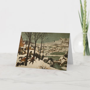 Jungarna i Snö Pieter Bruegel-julen Helgkort