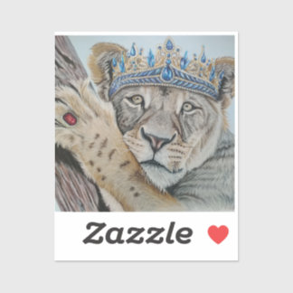 Jungeldrottning Klistermärken