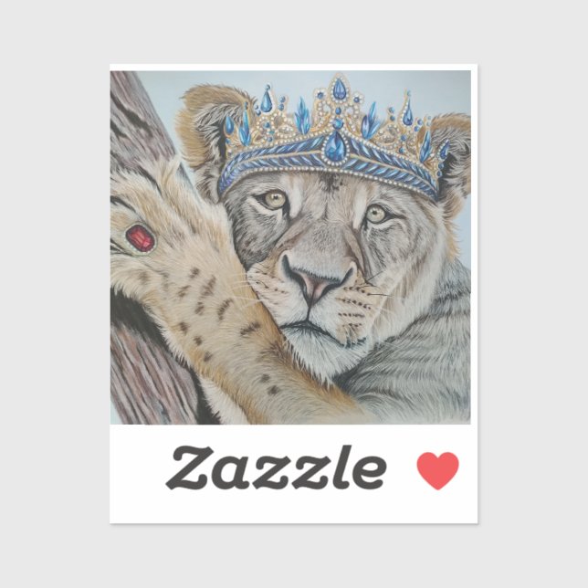 Jungeldrottning Klistermärken (Ark)