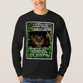 Jungelns styre när den Lejona är Hungrig, den äter T Shirt