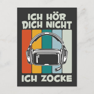 Jungen Zocker Gamer Videospiel Zocken Vykort