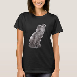 Junger heulender Wolf T Shirt