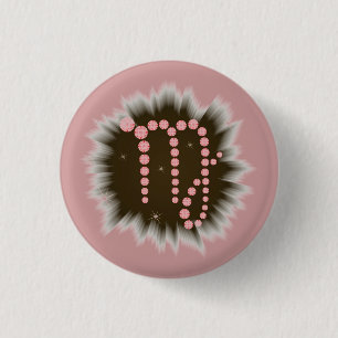 Jungfrau 23. August bis 23. September Buttons Knapp