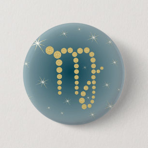 Jungfrau 23. August bis 23. September Buttons Knapp
