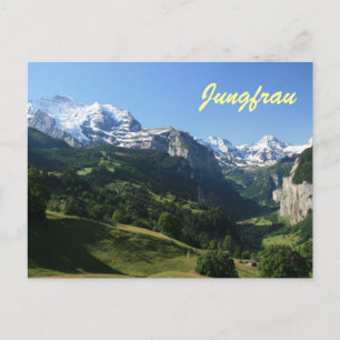 Jungfrau dal vykort