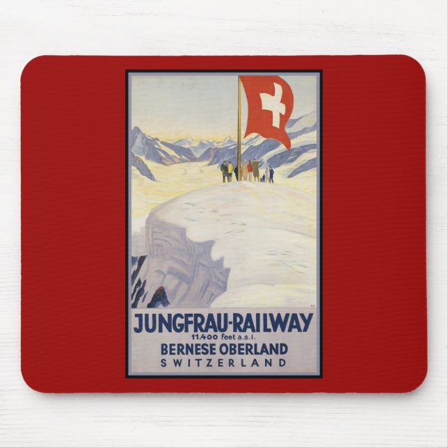 Jungfrau-Järnväg Bernese oberland Musmatta (Framsidan)