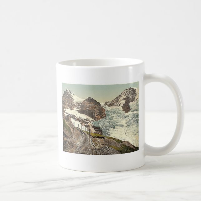 Jungfrau järnväg, Eiger och Monch, med Eiger Gl Kaffemugg (Höger)