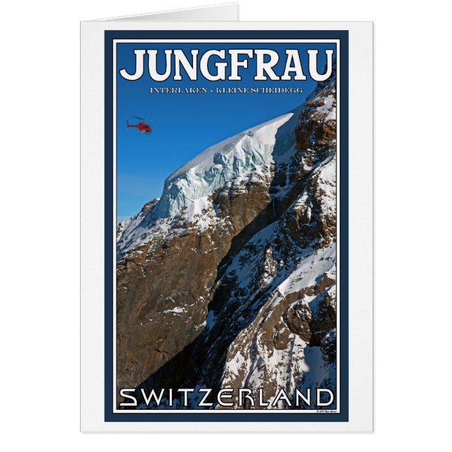 Jungfraujoch Hälsningskort (Framsidan)