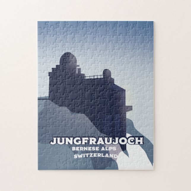 Jungfraujoch, Jungfraujoch Bernese Alperna Pussel (Vertikal)