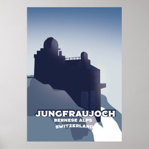 Jungfraujoch, Jungfraujoch Bernese Alpernas Poster