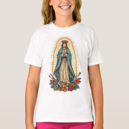 Jungfru Guadalupe Tjej T-Shirt