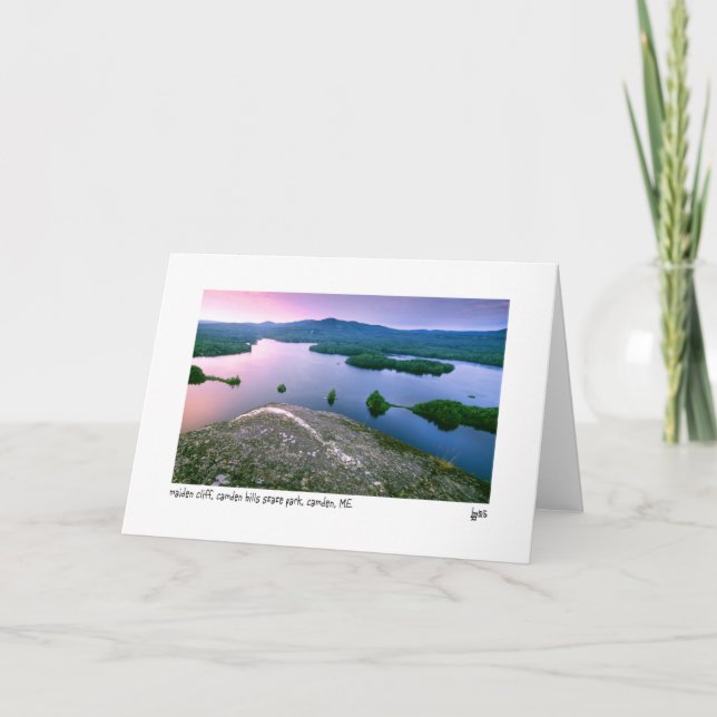 Jungfru- klippafotokort kort (Framsida)