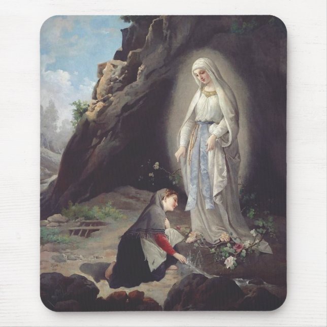 Jungfru Maria av Lourdes Musmatta (Framsidan)