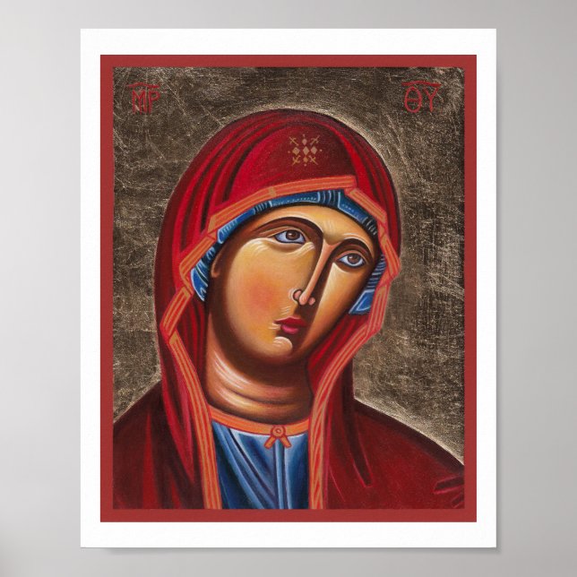 Jungfru Maria Guds Moder Poster (Framsidan)