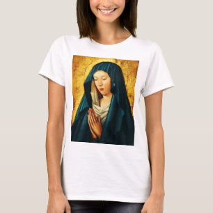 Jungfru Maria Hodegetria Bysantinsk Katolsk Ikon K T Shirt