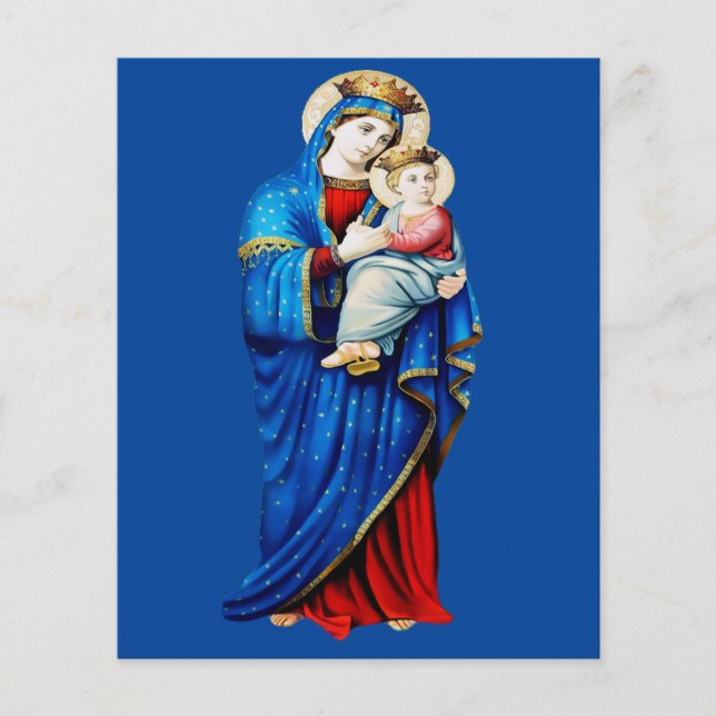 Jungfru Maria med Jesusbarnet (Framsida)