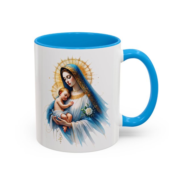 Jungfru Maria Mugg Madonna Barn Religiöst Gåva (Skapare uppladdad)