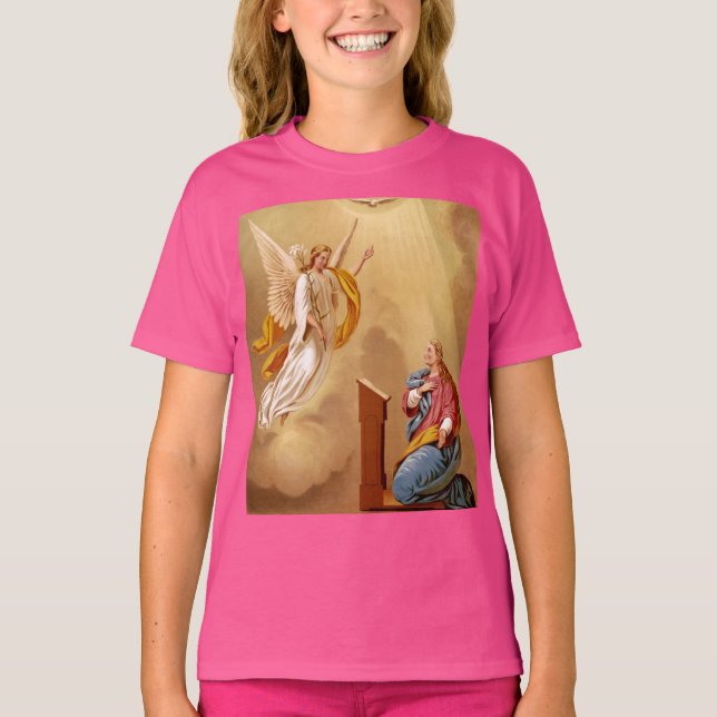 Jungfru Marie bebådelse T Shirt (Framsida)