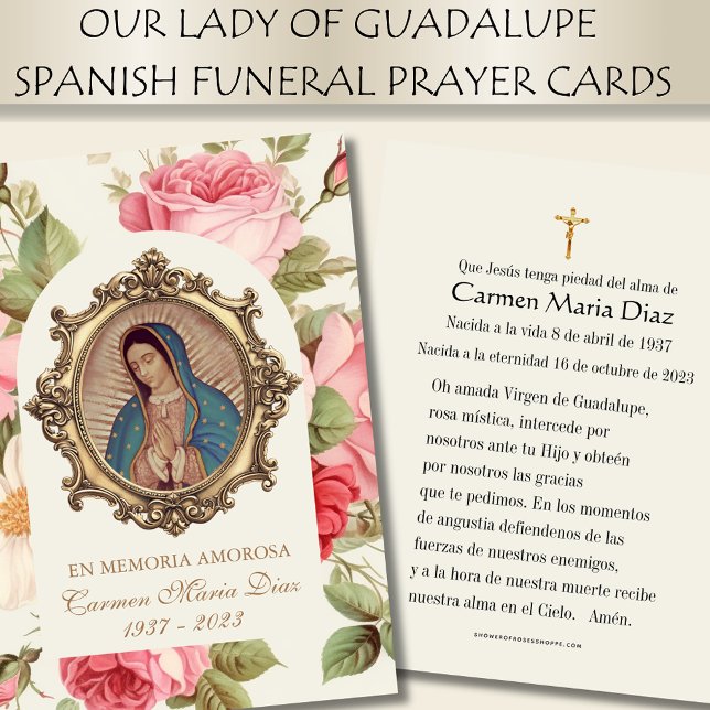 Jungfru Mary Ro Religiösa Prayer Card Visitkort (Skapare uppladdad)