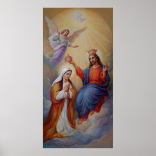 Jungfru Marys koronation Poster