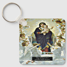 Jungfru med änglar Bouguereau