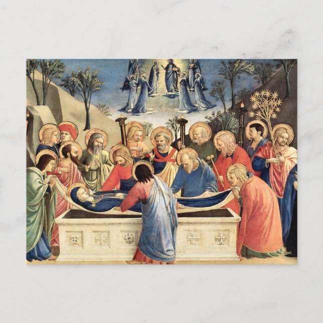 Jungfrublocket från Fra Angelico Vykort (Framsida)
