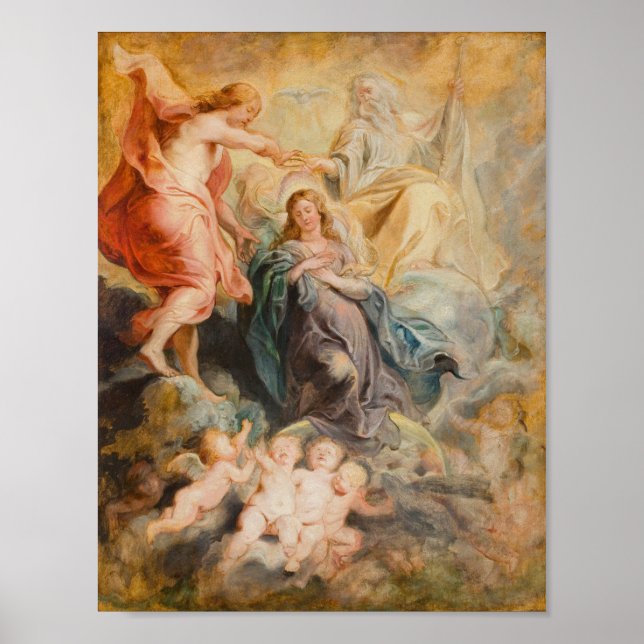 Jungfrukoronation Poster (Framsidan)