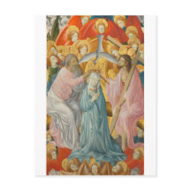 Jungfrukoronationen med triniteten, olja