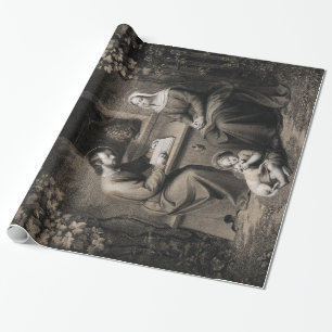 Jungfrulig Mary St Joseph Jesus för helig familj Presentpapper