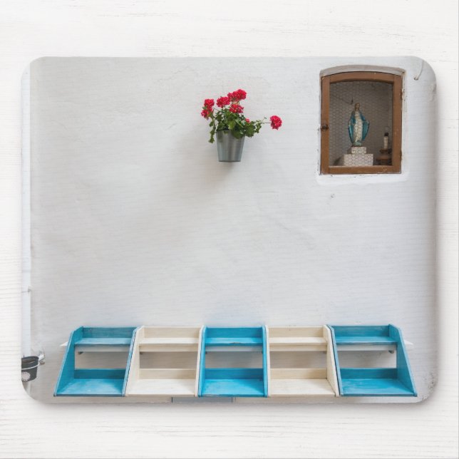 Jungfrulig mousepad för relikskrin för Mary Musmatta (Framsidan)