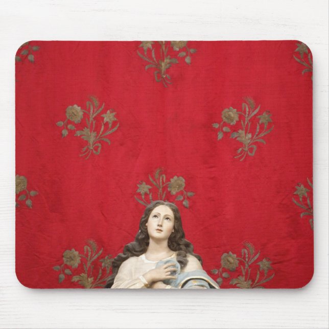 Jungfrulig staty i en Spaccanapoli kyrka, Naples Musmatta (Framsidan)