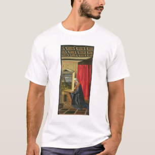 Jungfruliga Mary, från Annunciationdiptychen (olj Tee Shirt