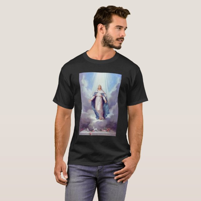 Jungfruliga Mary T Shirt (Hel framsida)